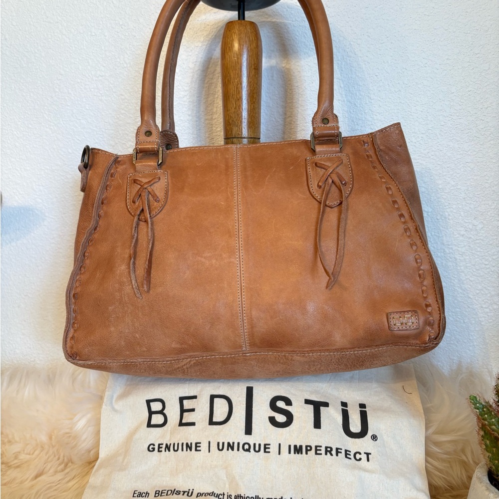 Bed Stu Rockababy Tan Leather Tote Bag